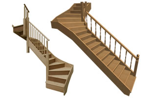 We make timber stair cases for homeowners and developers across London